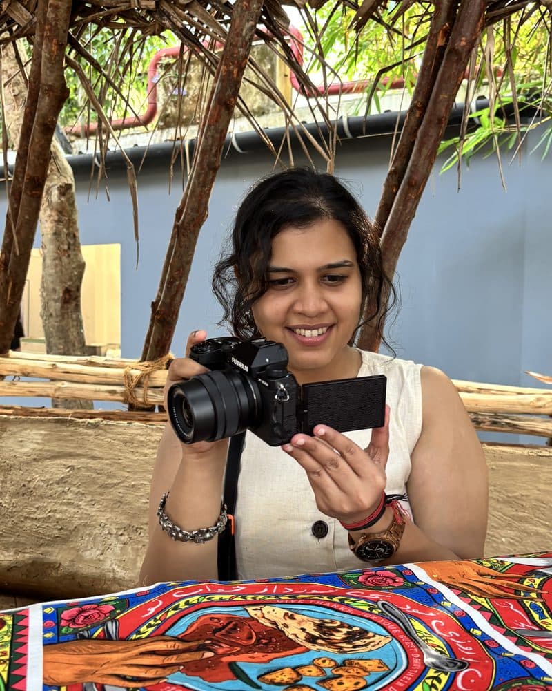 Aishwarya Ashok with her camera